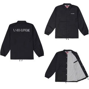 Supreme 1-800 Coaches Jacket | Preowned | Size M | Water resistant | Authentic ✅